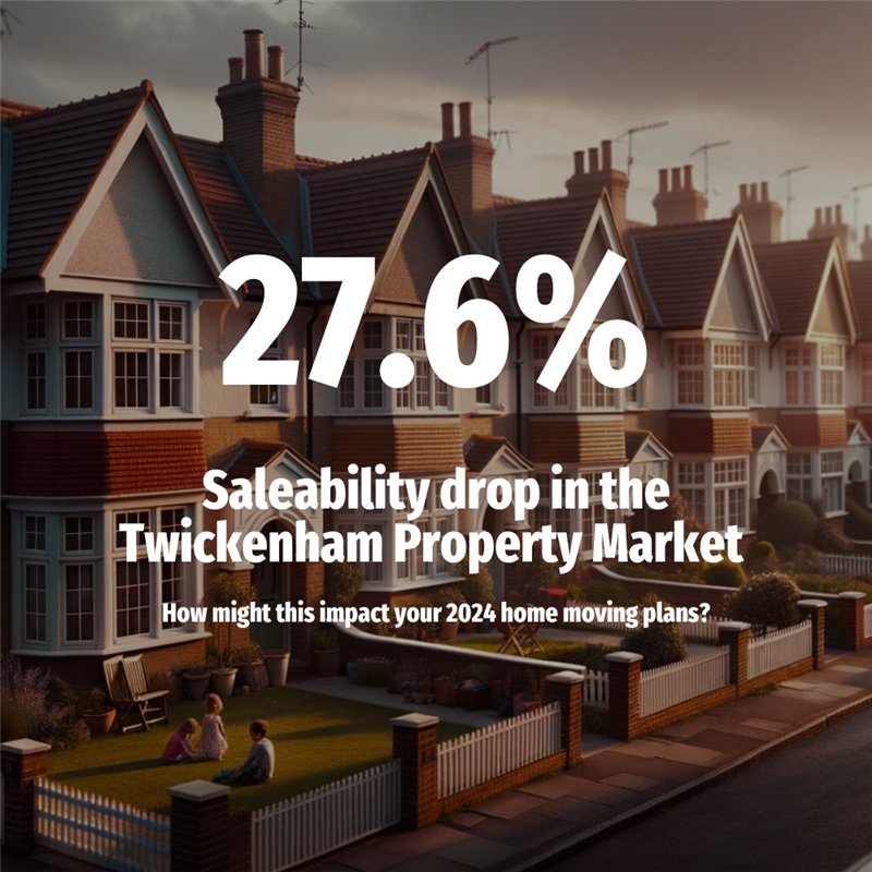 27 6 Saleability Drop In The Twickenham Property Market