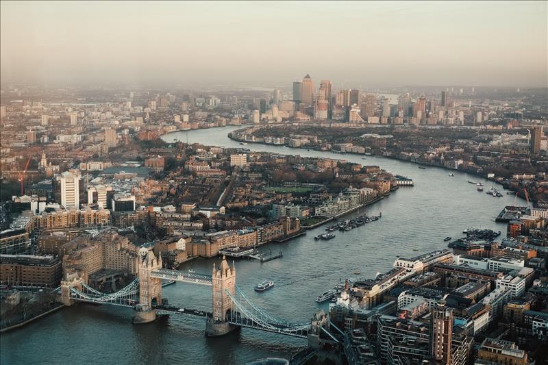 Circa London Aerial View of London