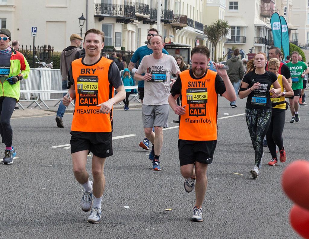 Ryan runs marathon for charity
