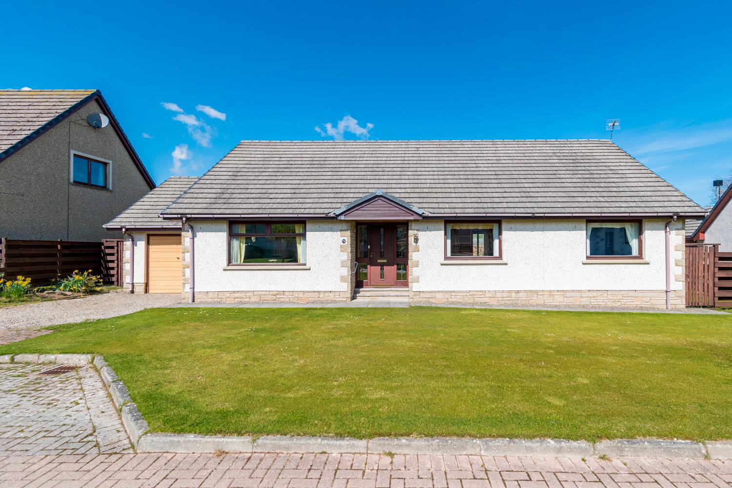 3 bedroom detached bungalow for sale in 21 Justice Park, Oxton, Lauder