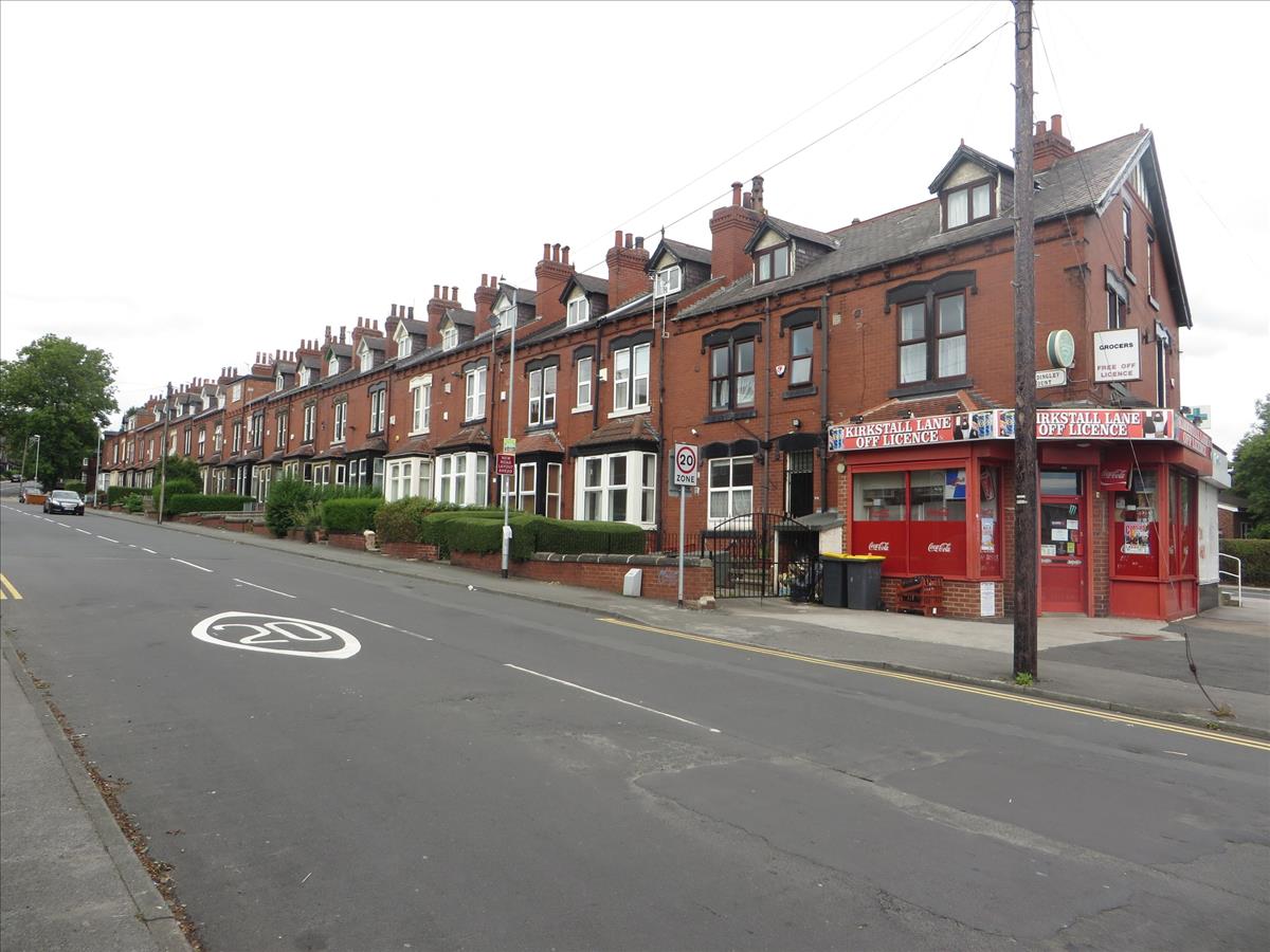 Road Side View Of Houses