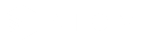 Atom White Logo