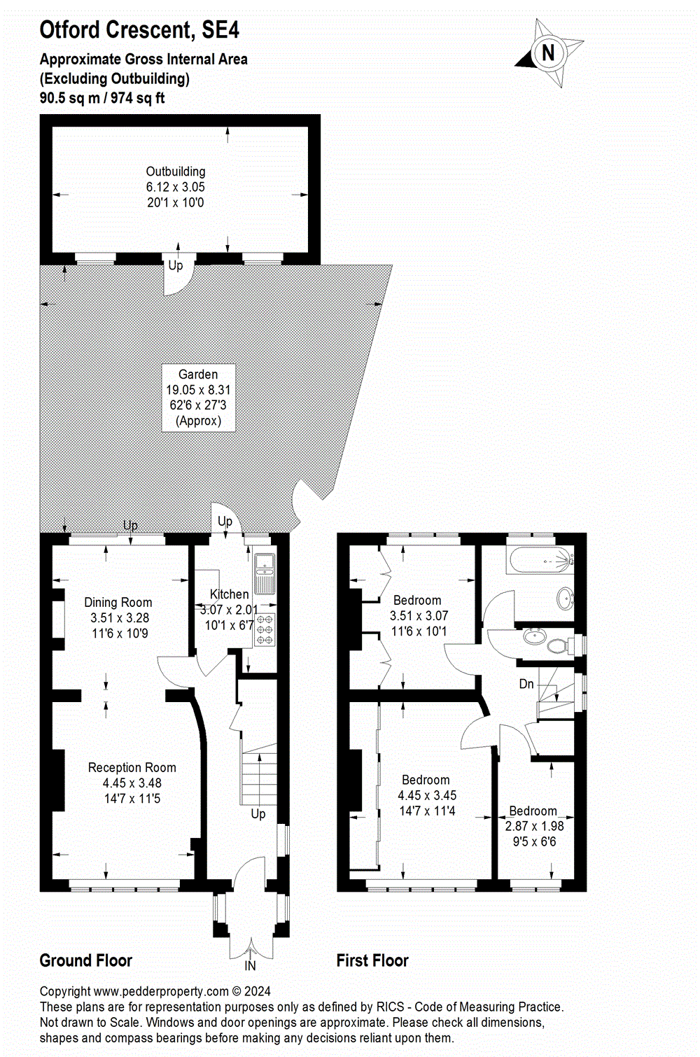 3 bedroom house for sale in Otford Crescent, Brockley, SE4 Pedder