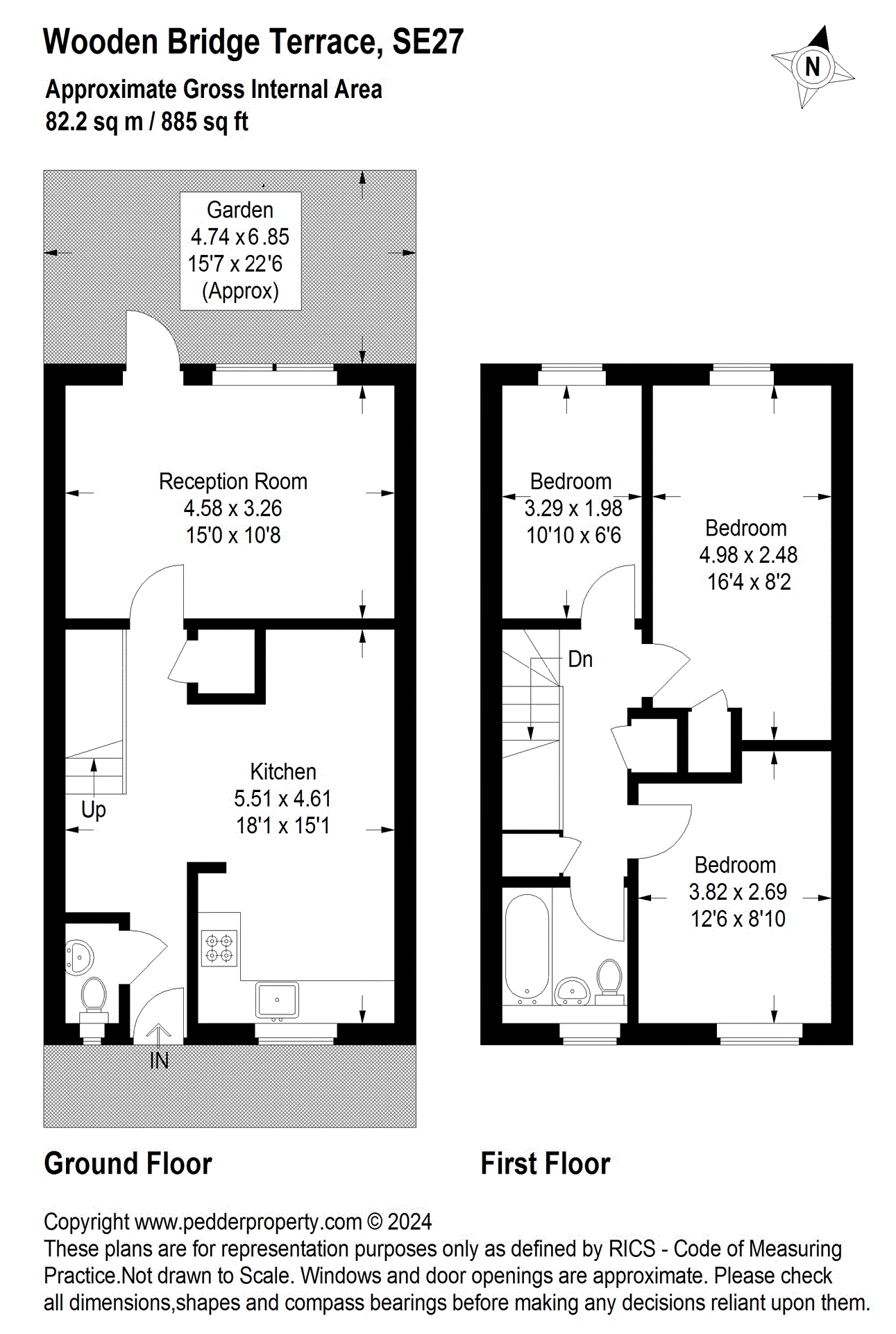 3 bedroom house for sale in Canterbury Grove, West Norwood, SE27 Pedder