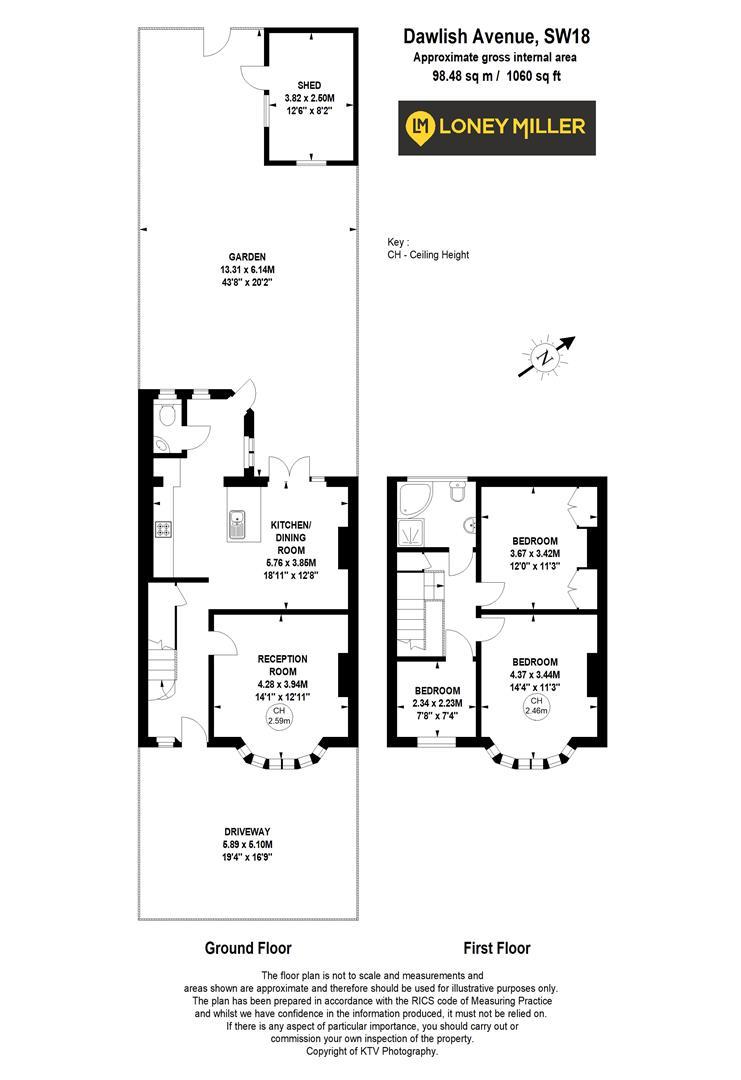 3 bedroom house for sale in Dawlish Avenue, London, SW18 Loney Miller