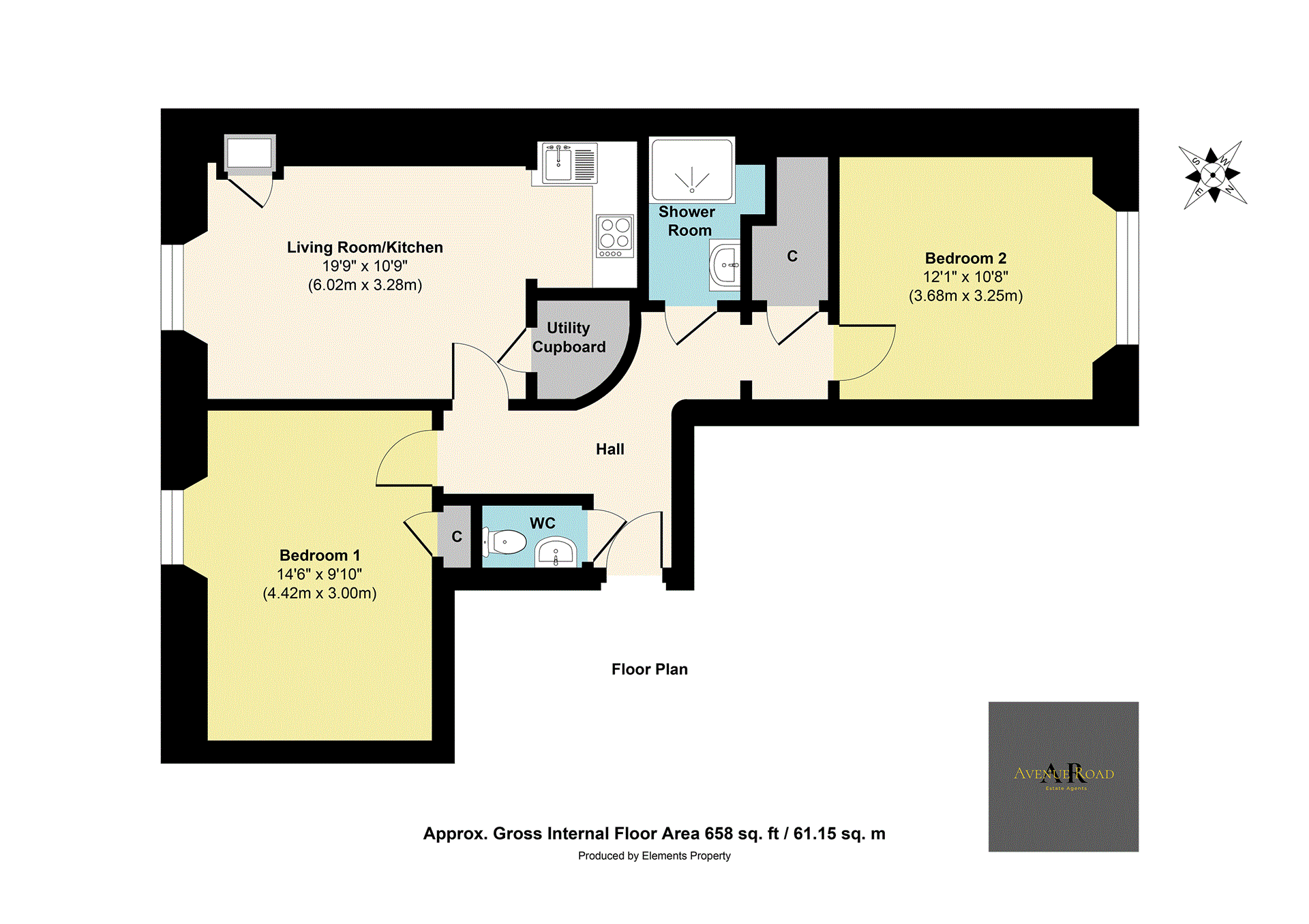2 bedroom flat for sale in 16 1F1 Bryson Road, Edinburgh, EH11 Avenue Road Estate & Letting Agents