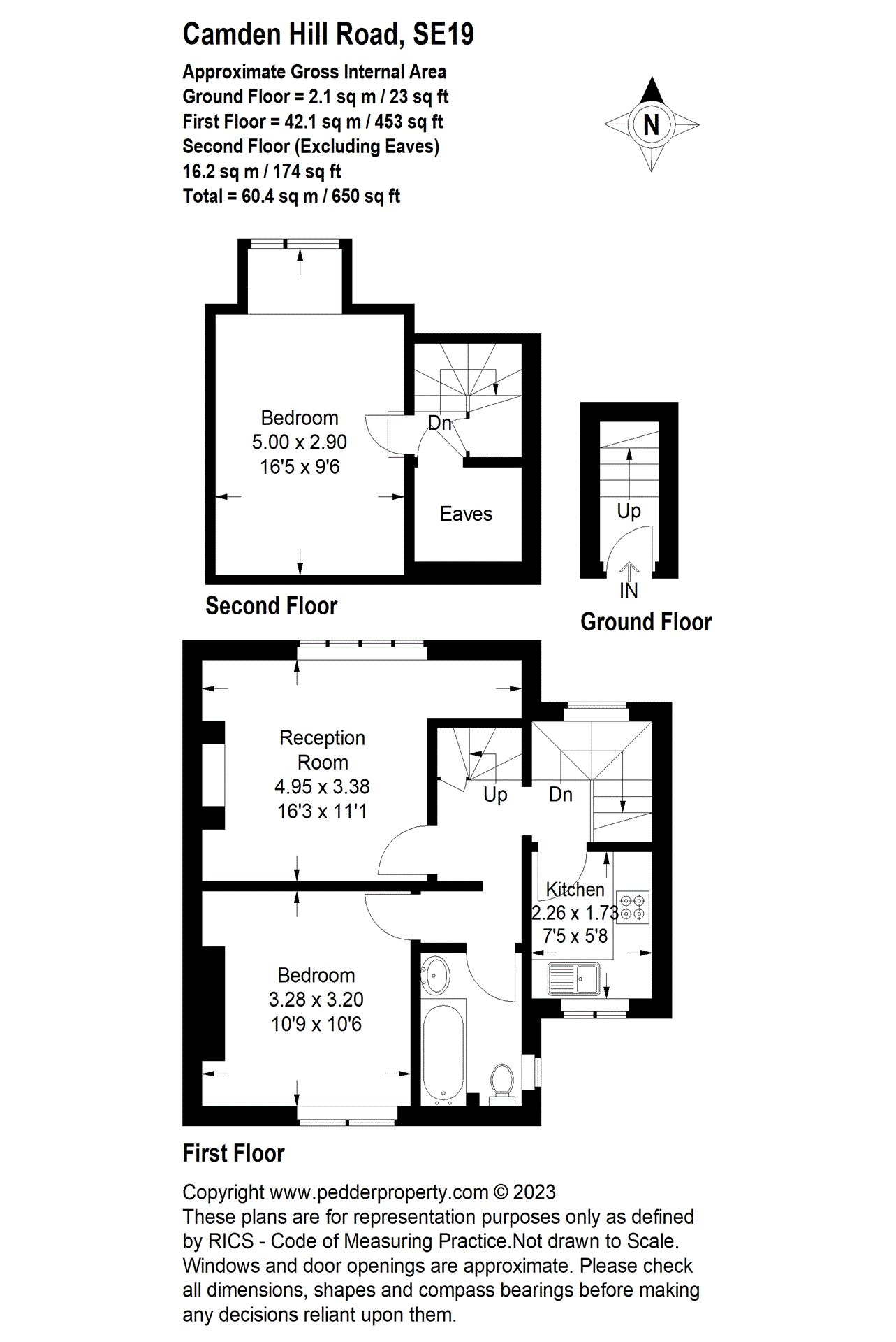 2 bedroom apartment for sale in Camden Hill Road, Crystal Palace, SE19