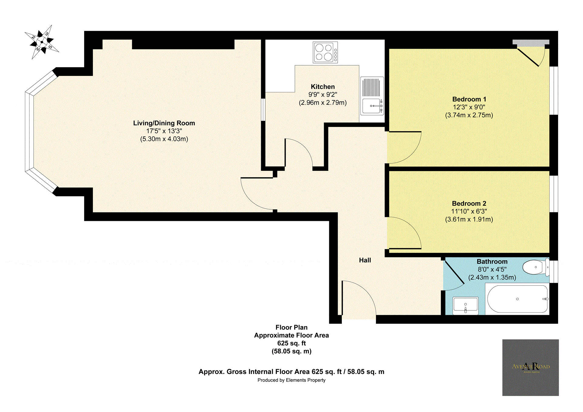 2 bedroom flat for sale in 6 (1F1) Meadowbank Crescent Edinburgh