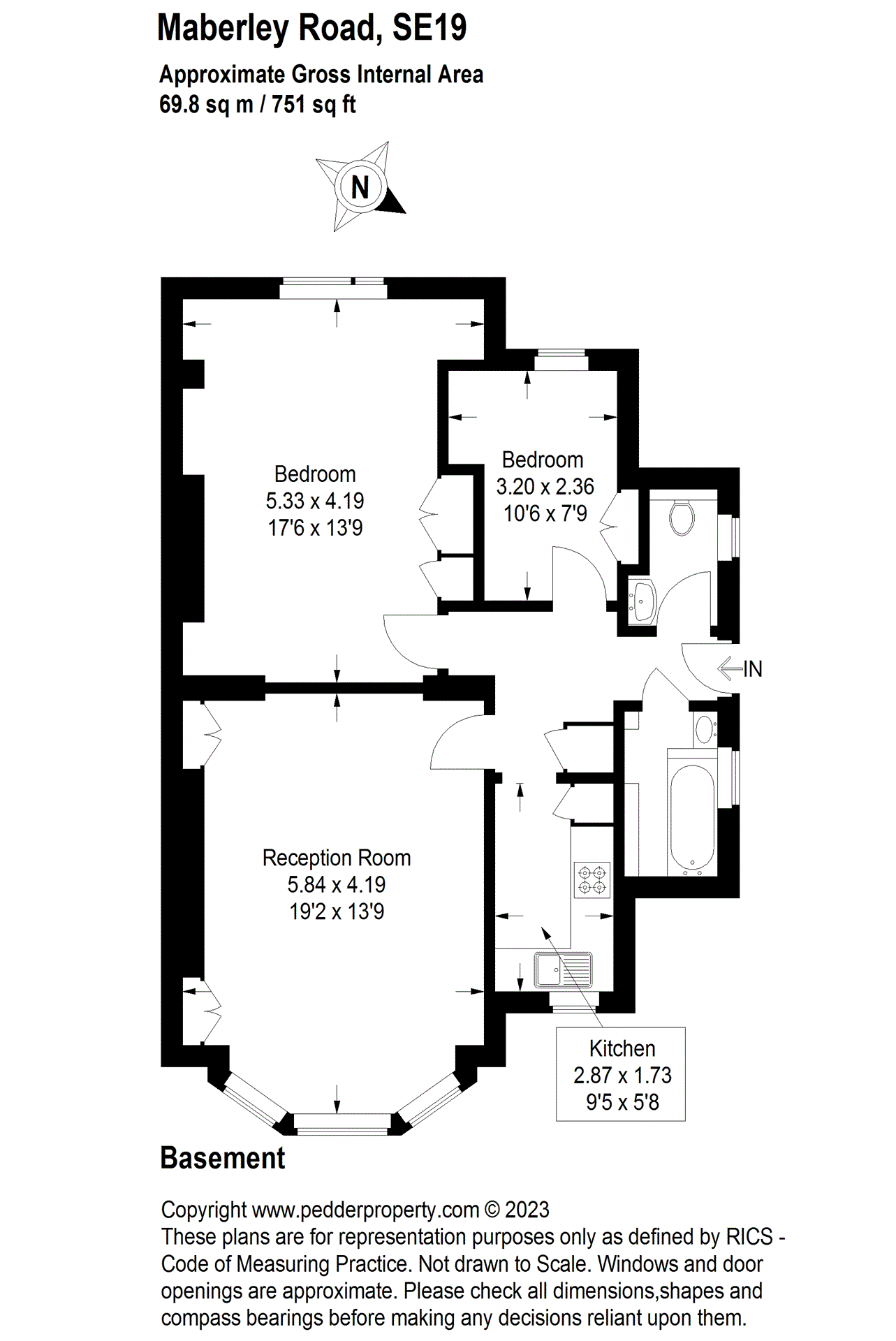 2 bedroom apartment for sale in Maberley Road, Crystal Palace, SE19