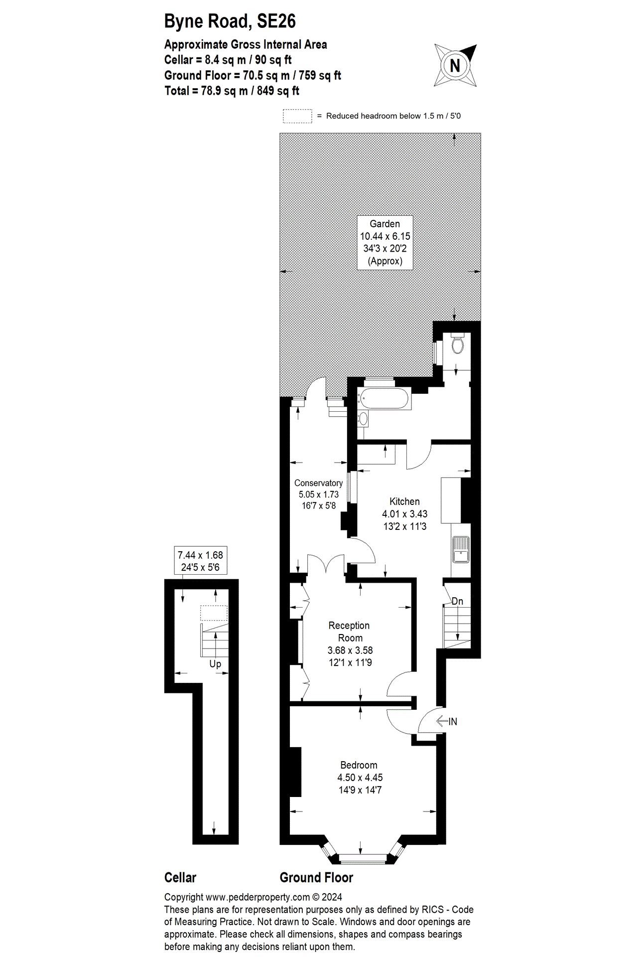 1 bedroom apartment for sale in Byne Road, Sydenham, SE26 Pedder