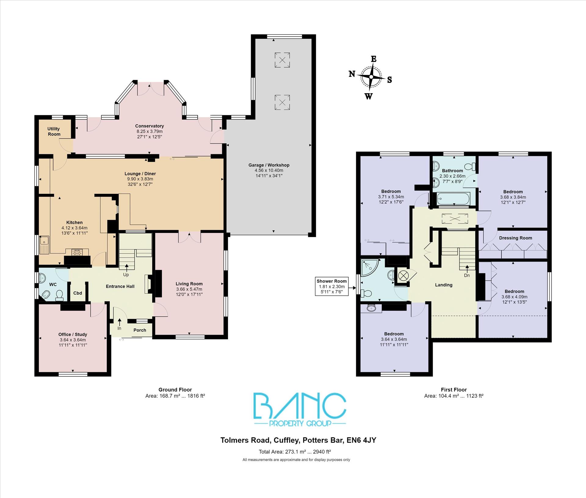 4 bedroom house for sale in Tolmers Road, Cuffley, EN6 Banc Property