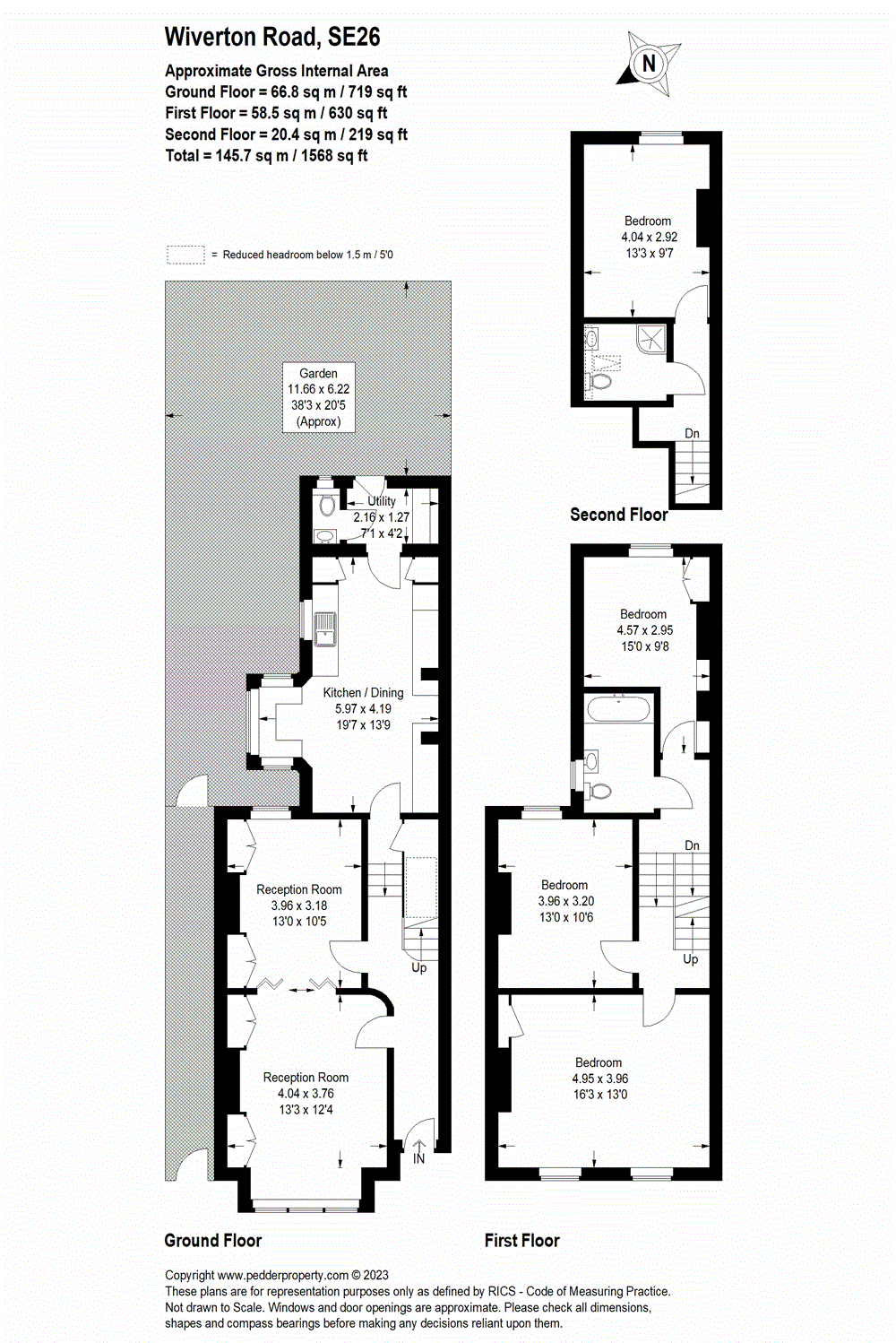 4 bedroom house for sale in Wiverton Road, Sydenham, SE26 Pedder