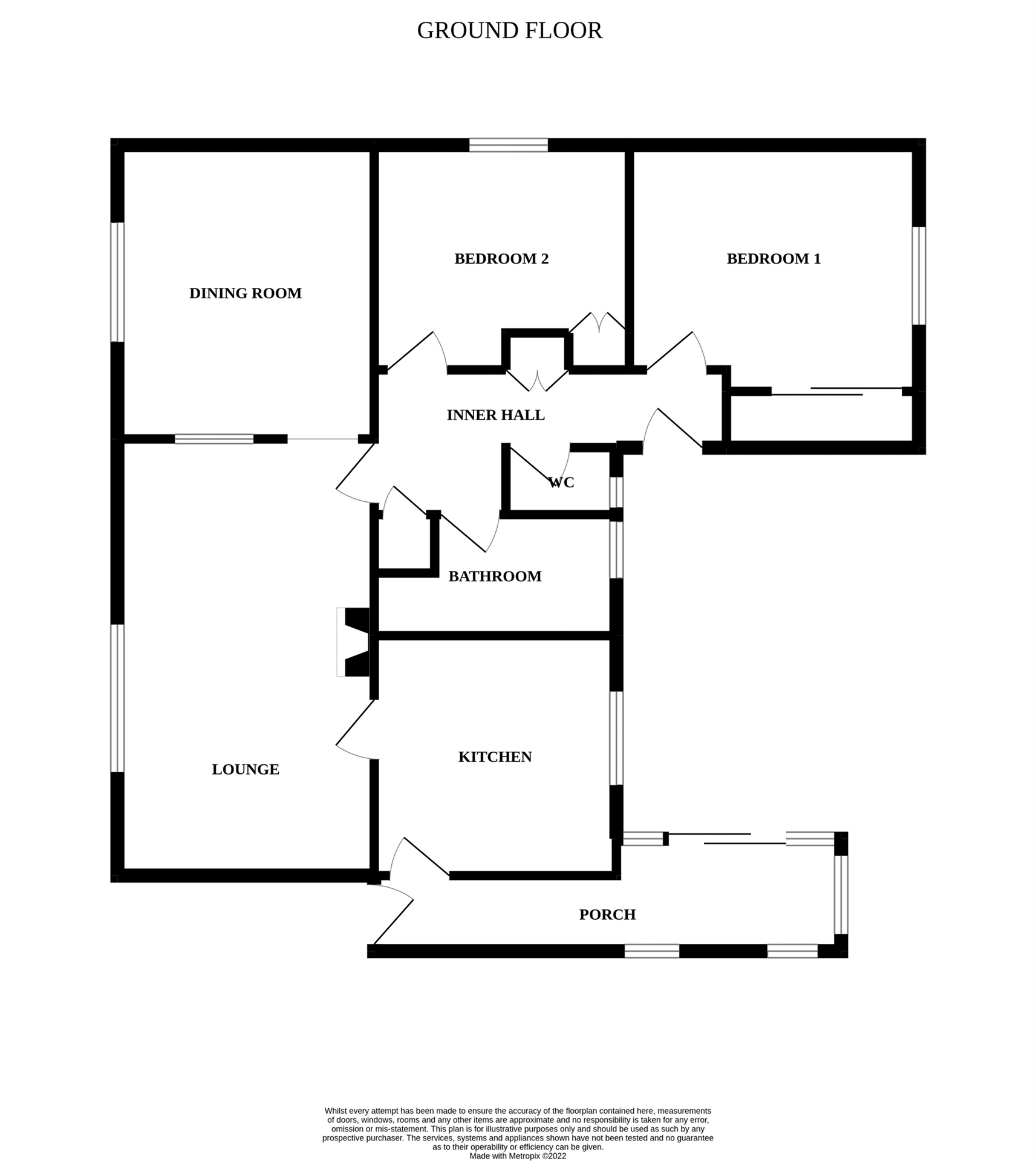 2 bedroom detached house for sale in Oak Haven Post Office Lane