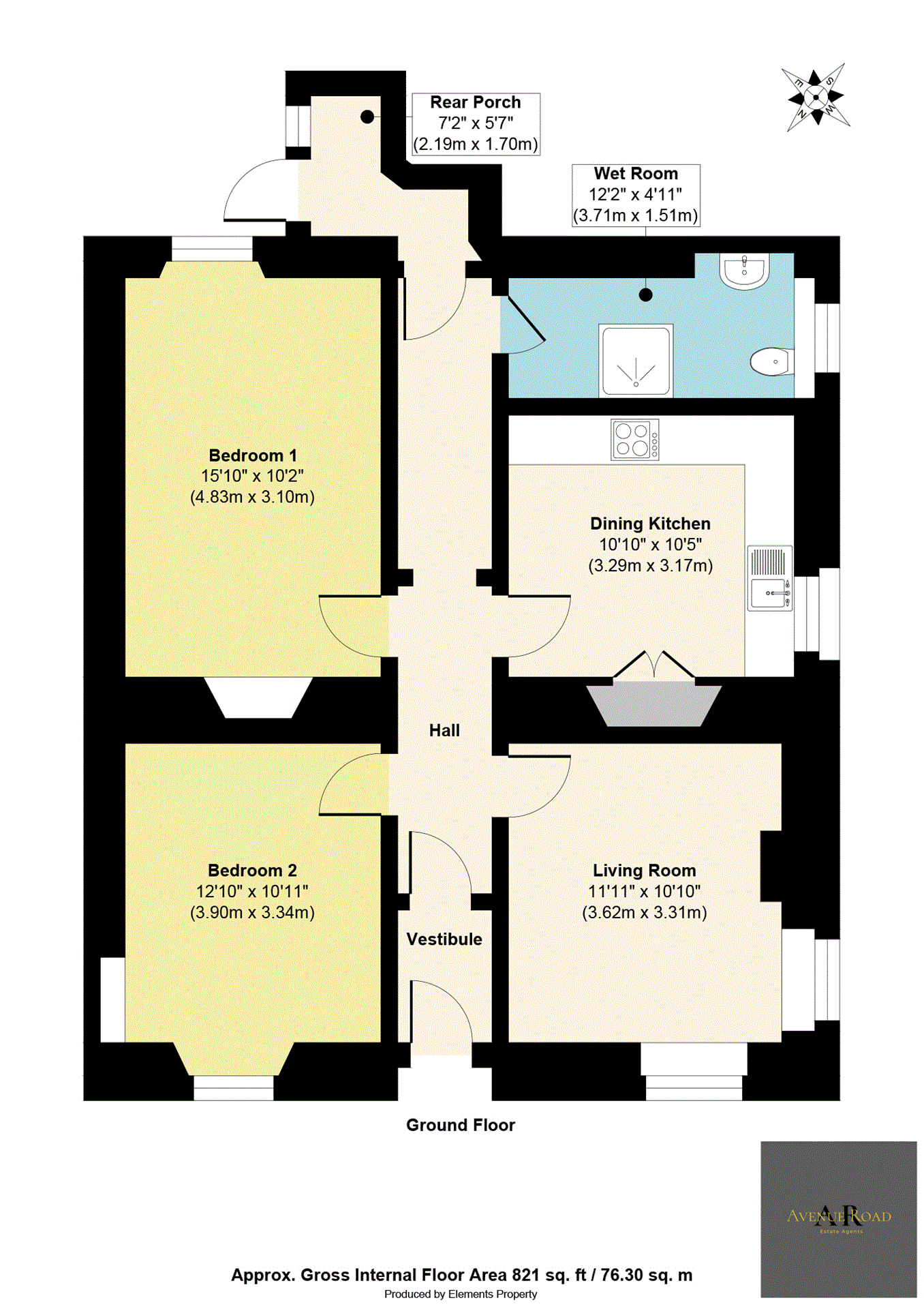 2 bedroom flat for sale in 23 Milton Bridge, Penicuik, EH26 Avenue