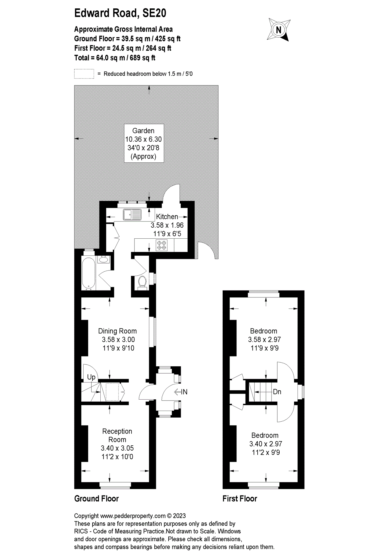 2 bedroom cottage for sale in Edward Road, Penge, SE20 Pedder
