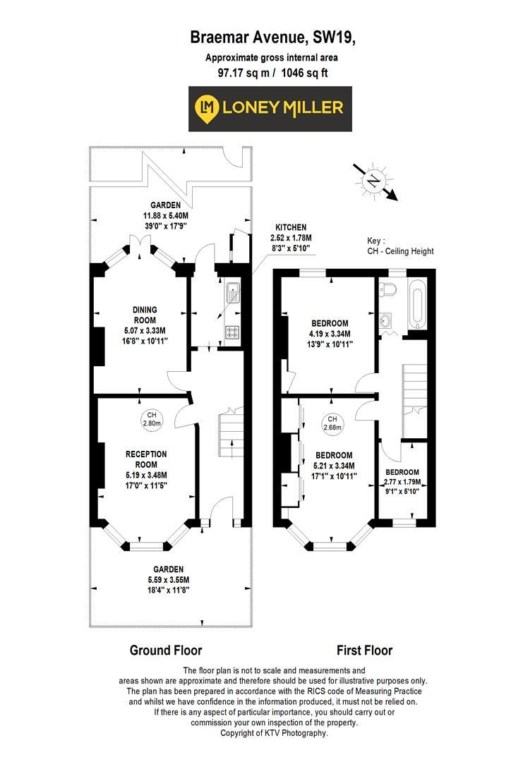 3 bedroom house for sale in Braemar Avenue, London, SW19 Loney Miller