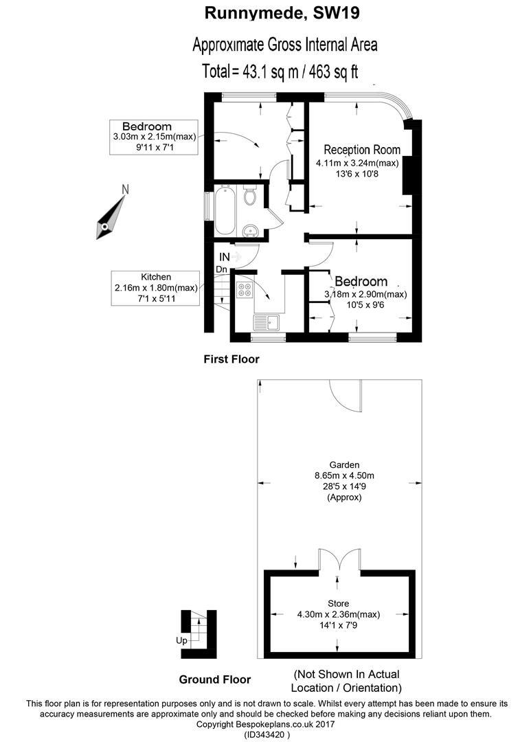 2 bedroom for sale in Runnymede, Colliers Wood, SW19