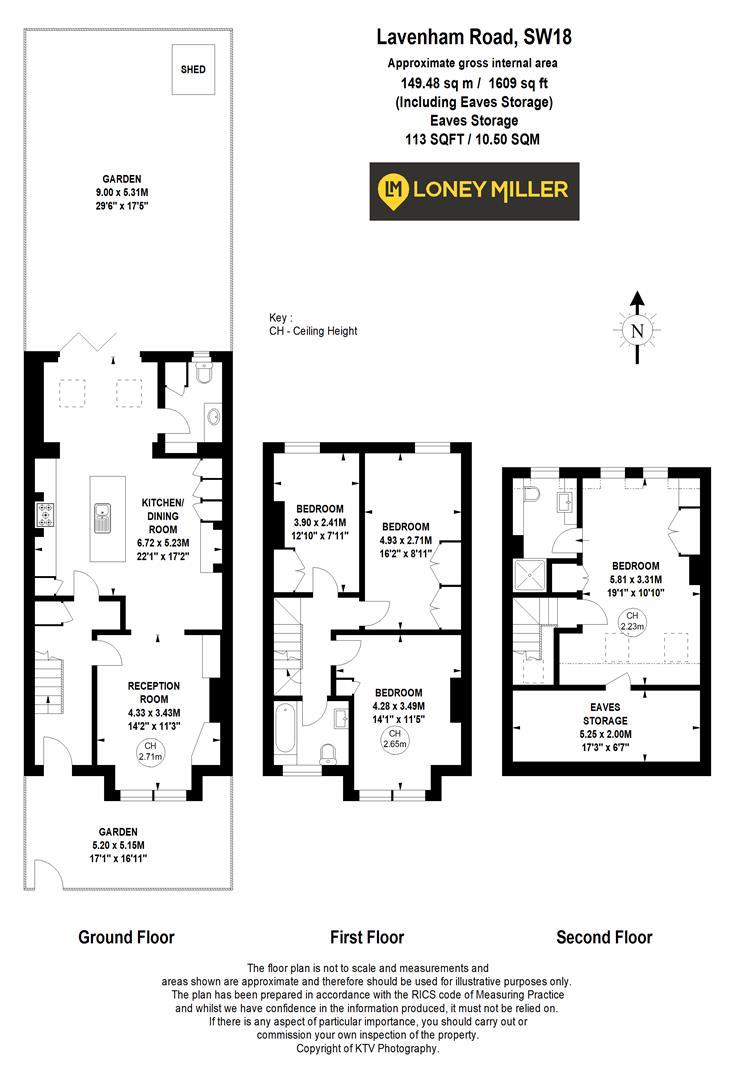 4 bedroom house for sale in Lavenham Road, London, SW18 Loney Miller