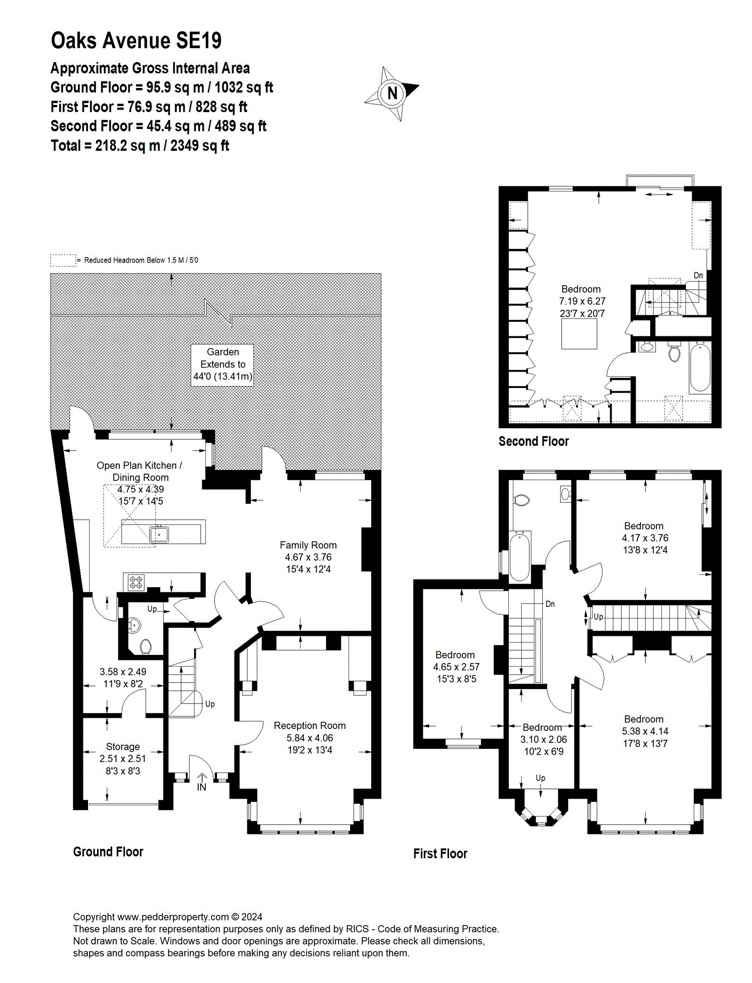 5 bedroom house for sale in Oaks Avenue, Crystal Palace, SE19 Pedder