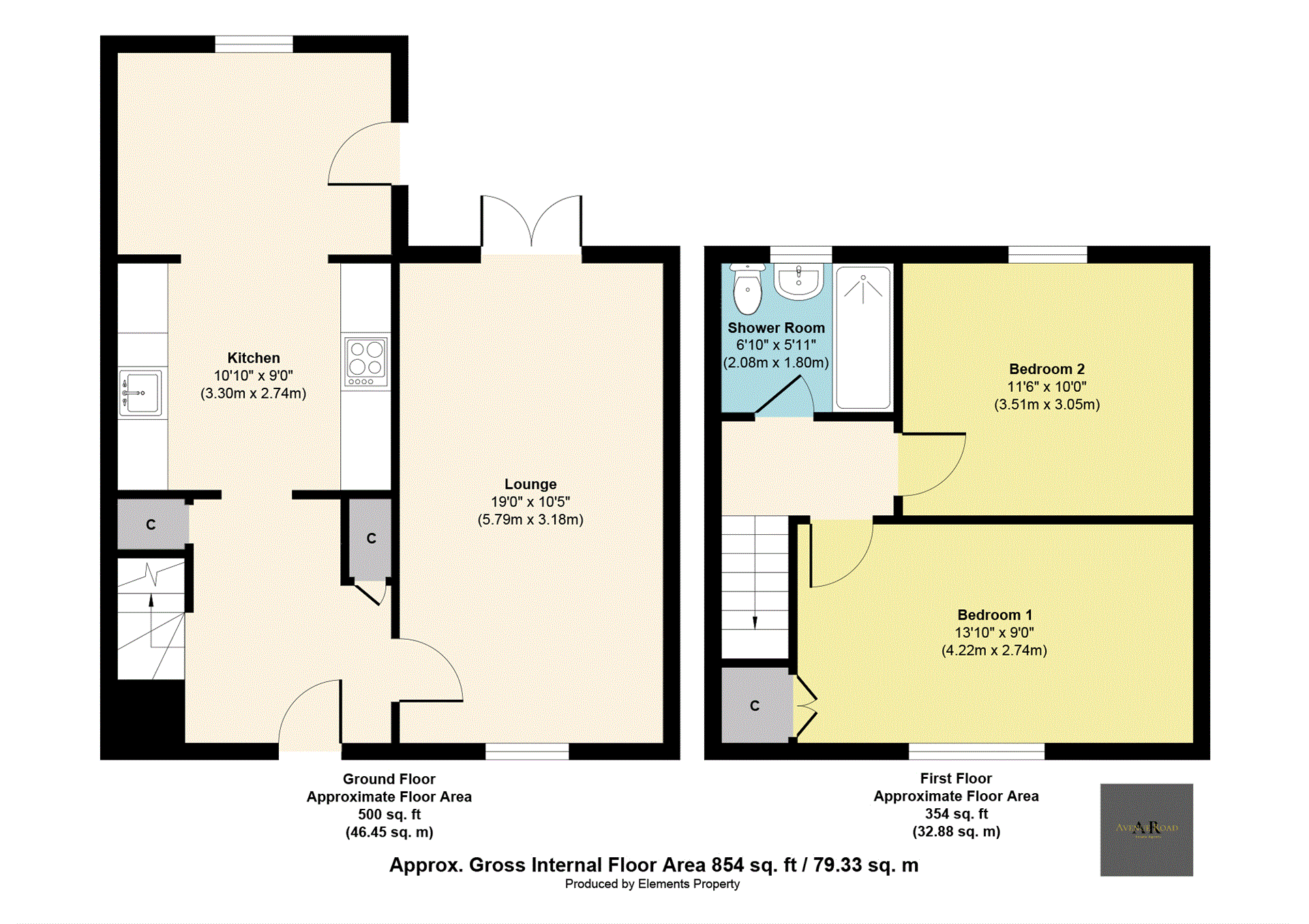 2 bedroom end of terrace house for sale in 18 Cowden Terrace, Dalkeith
