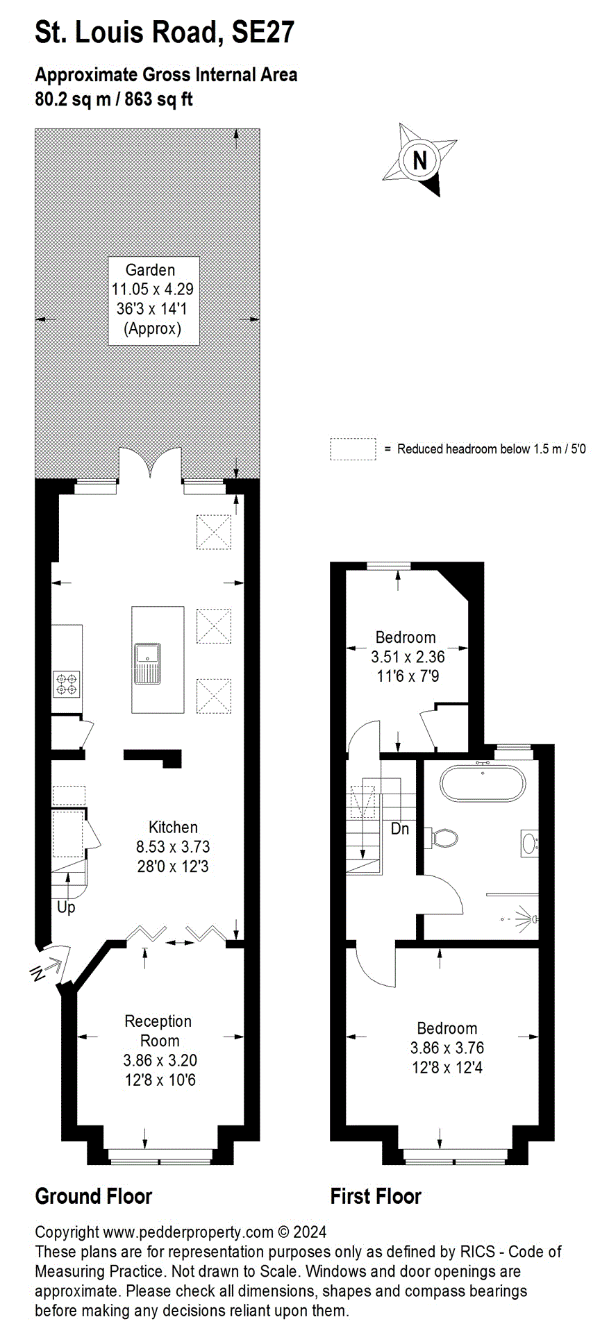 2 bedroom house for sale in St Louis Road, West Norwood, SE27 Pedder