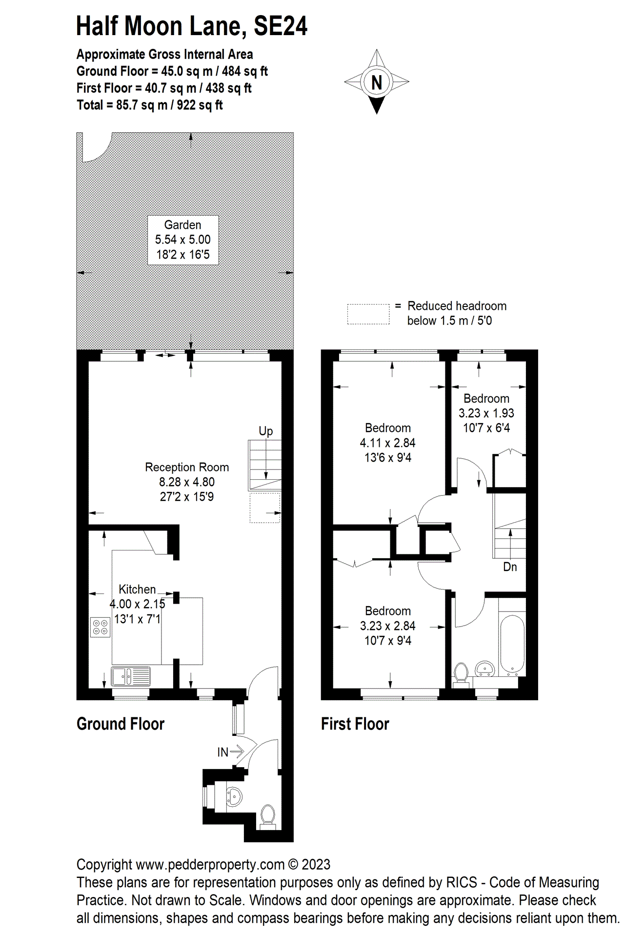 3 bedroom end of terrace house for sale in Half Moon Lane, Herne Hill ...