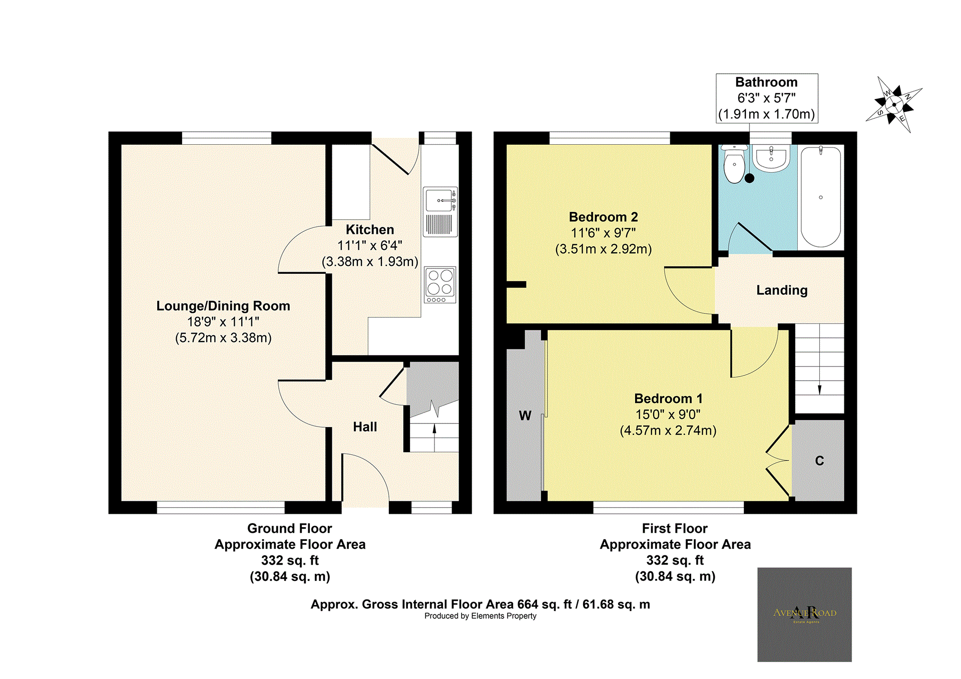 2 bedroom terraced house for sale in 17 Springfield Place, Gorebridge, EH23 Avenue Road Estate