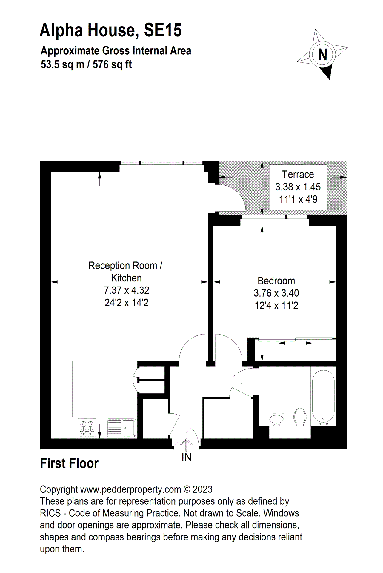 1 bedroom apartment for sale in Borland Road, Peckham, SE15 Pedder