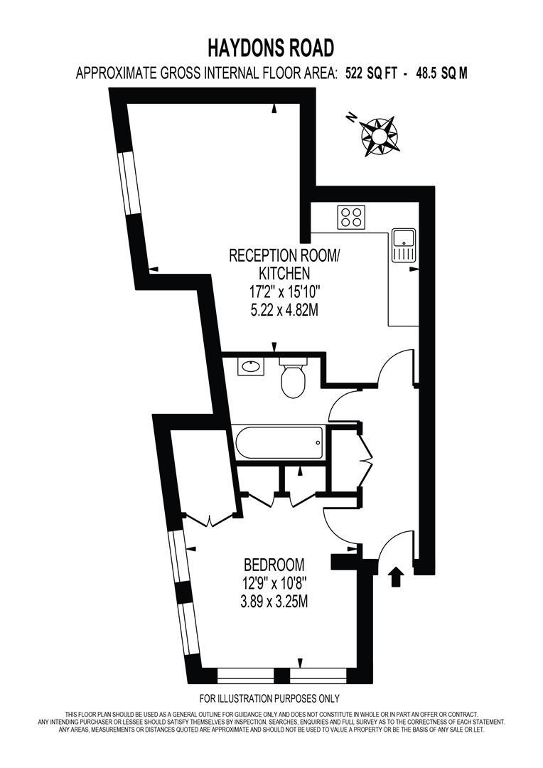 1 bedroom flat for sale in Haydons Road, Wimbledon, SW19 Ellisons