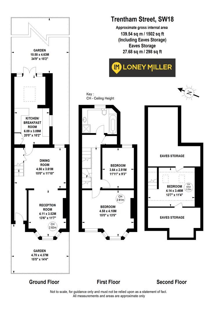 3 bedroom house for sale in Trentham Street, London, SW18 Loney Miller