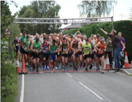 Langham fun run. Sponsored by Palmer and Partners, Colchester