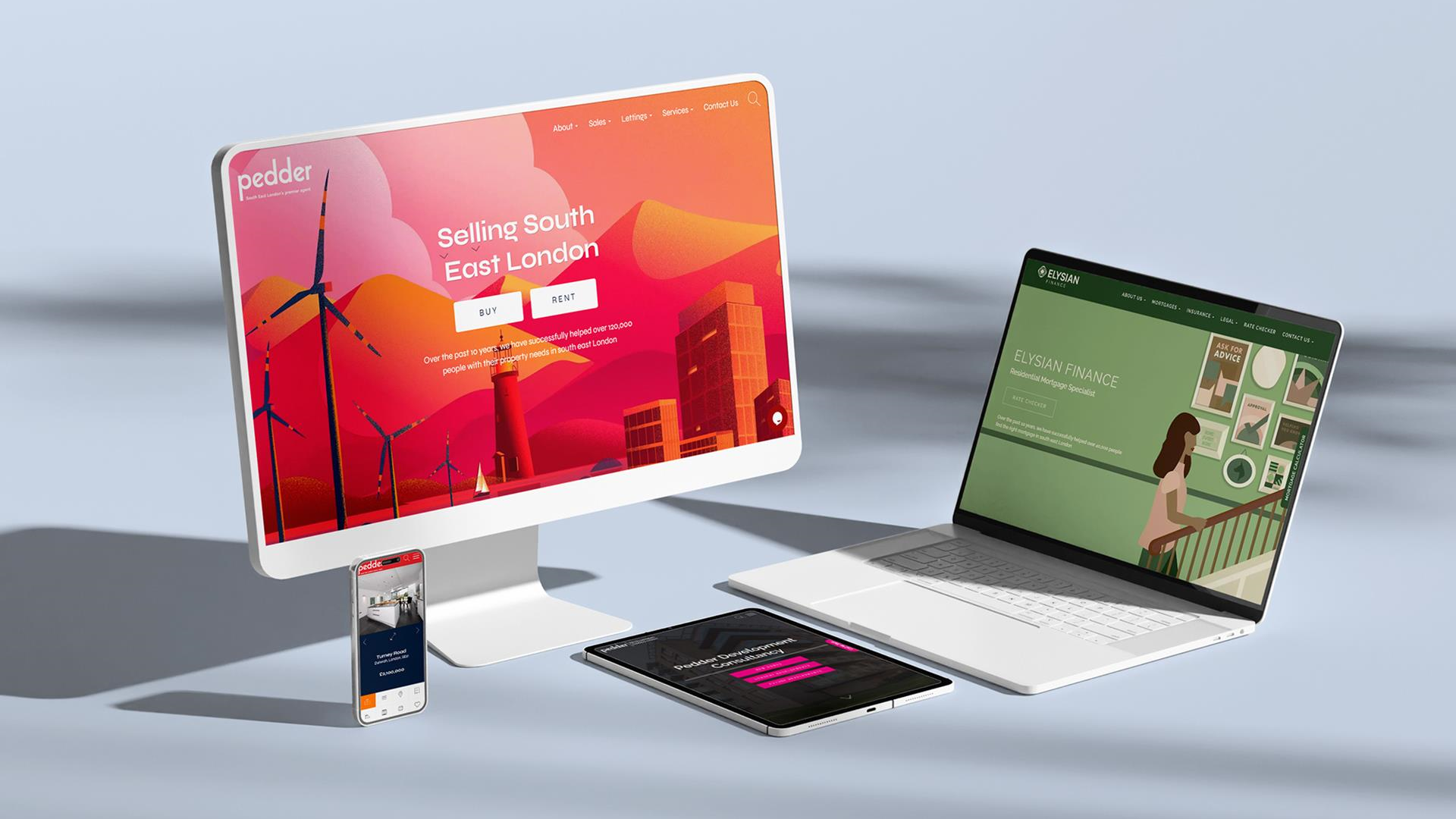 The Pedder Group Estate Agent Website Case Study