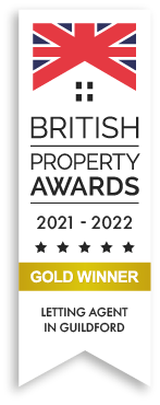 British Property Awards 2021-2022 Gold Winner for Letting Agent in Guildford